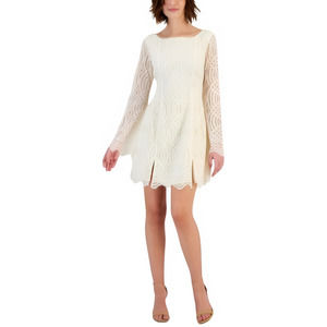 Kit + Sky Ivory Lace Mini Dress - Size S - Party Dress